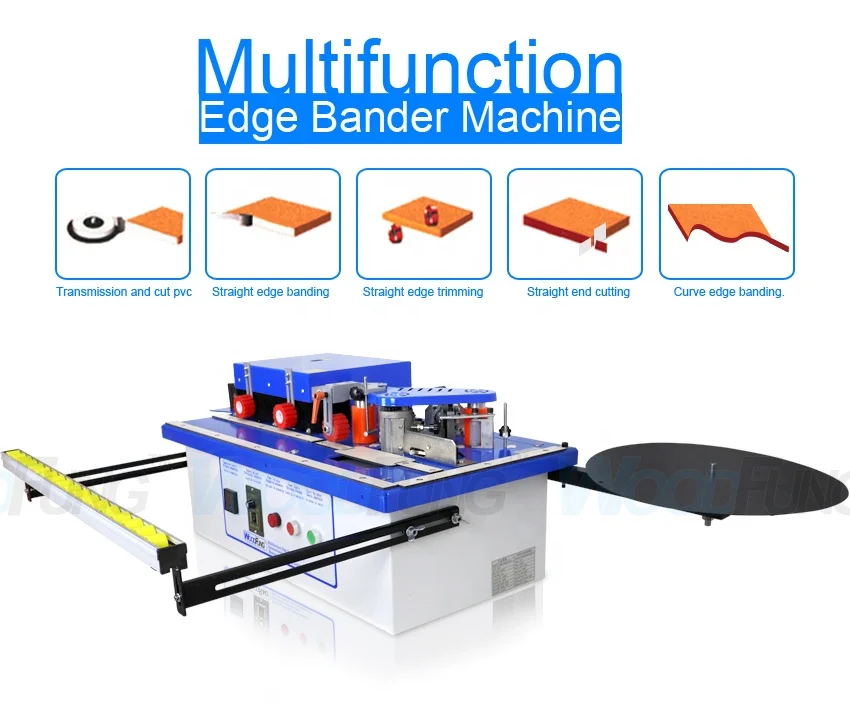 Automatic Edge Bander Machine Curve Straight Edge Sealing And Trimming Machine Woodworking Edge Banding - Walmart Supplies